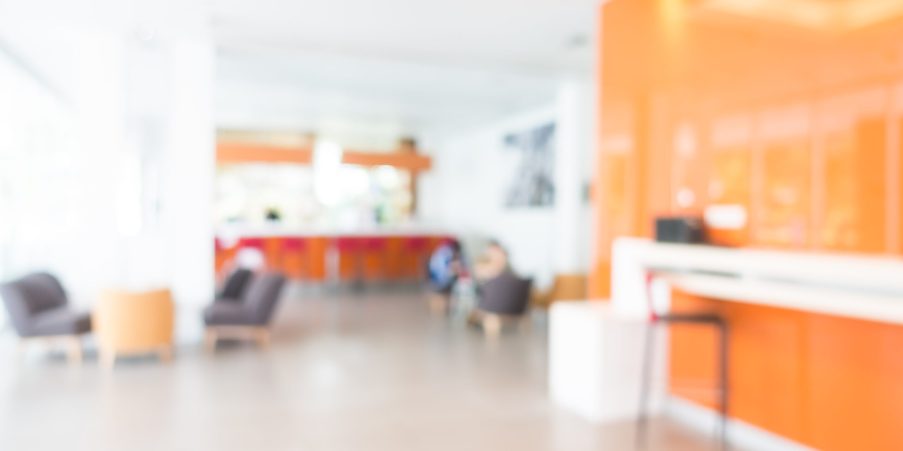 blurred-hotel-reception-with-people-sitting